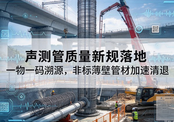 马龙声测管质量新规落地，一物一码溯源，非标薄壁管材加速清退